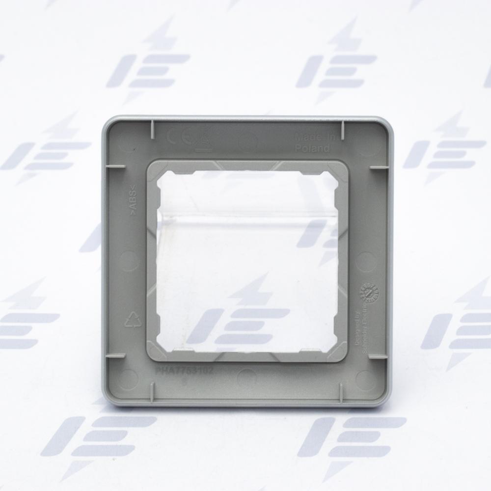 SDD313801 Sedna D/E - Rámeček jednonásobný, Aluminium