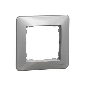 SDD313801 Sedna D/E - Rámeček jednonásobný, Aluminium