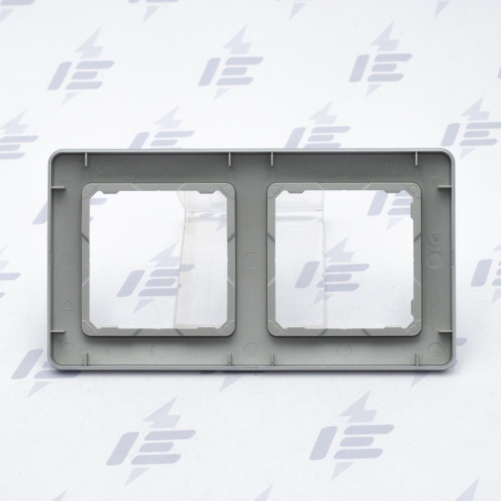 SDD313802 Sedna D/E - Rámeček dvojnásobný, Aluminium