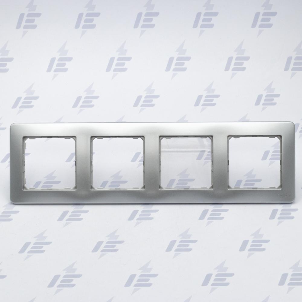 SDD313804 Sedna D/E - Rámeček čtyřnásobný, Aluminium