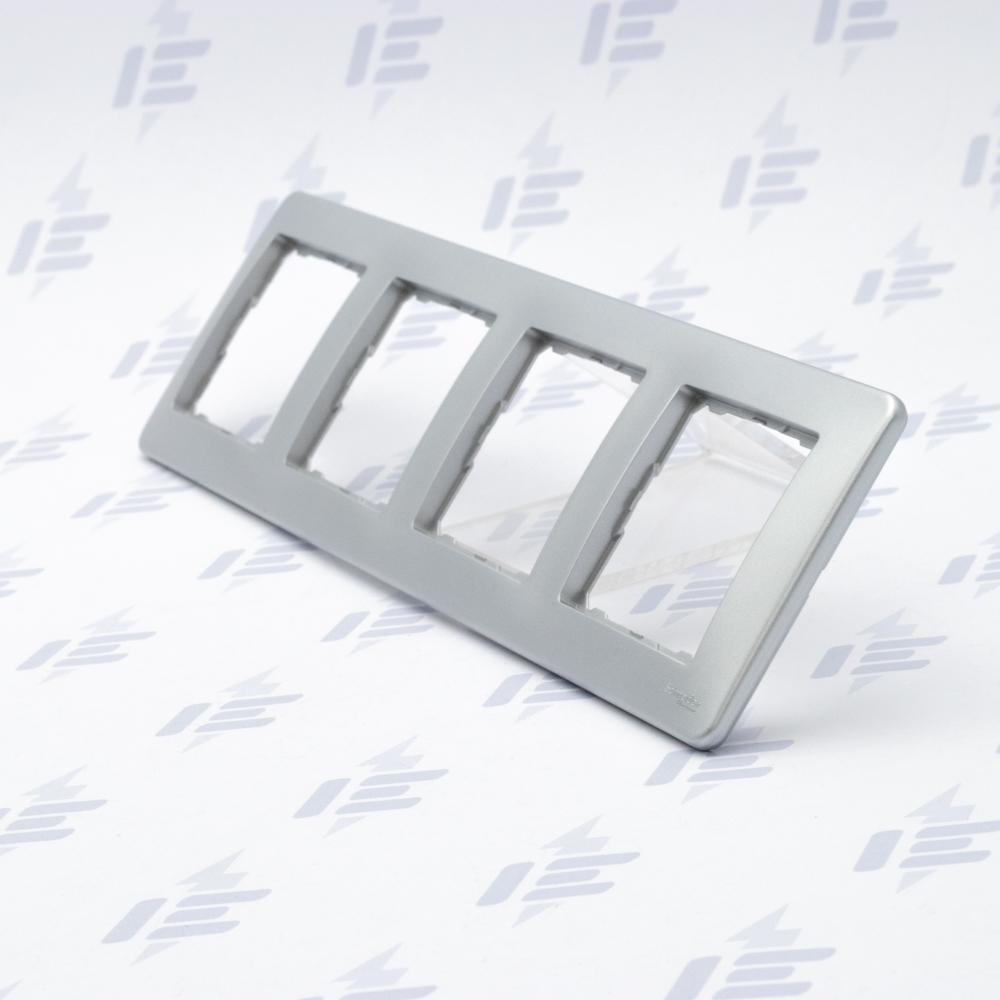 SDD313804 Sedna D/E - Rámeček čtyřnásobný, Aluminium