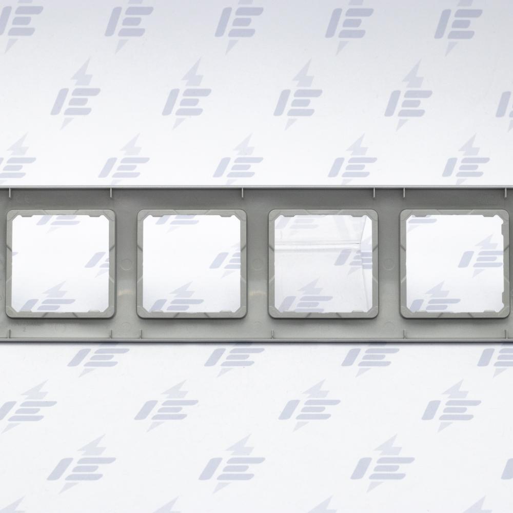 SDD313804 Sedna D/E - Rámeček čtyřnásobný, Aluminium