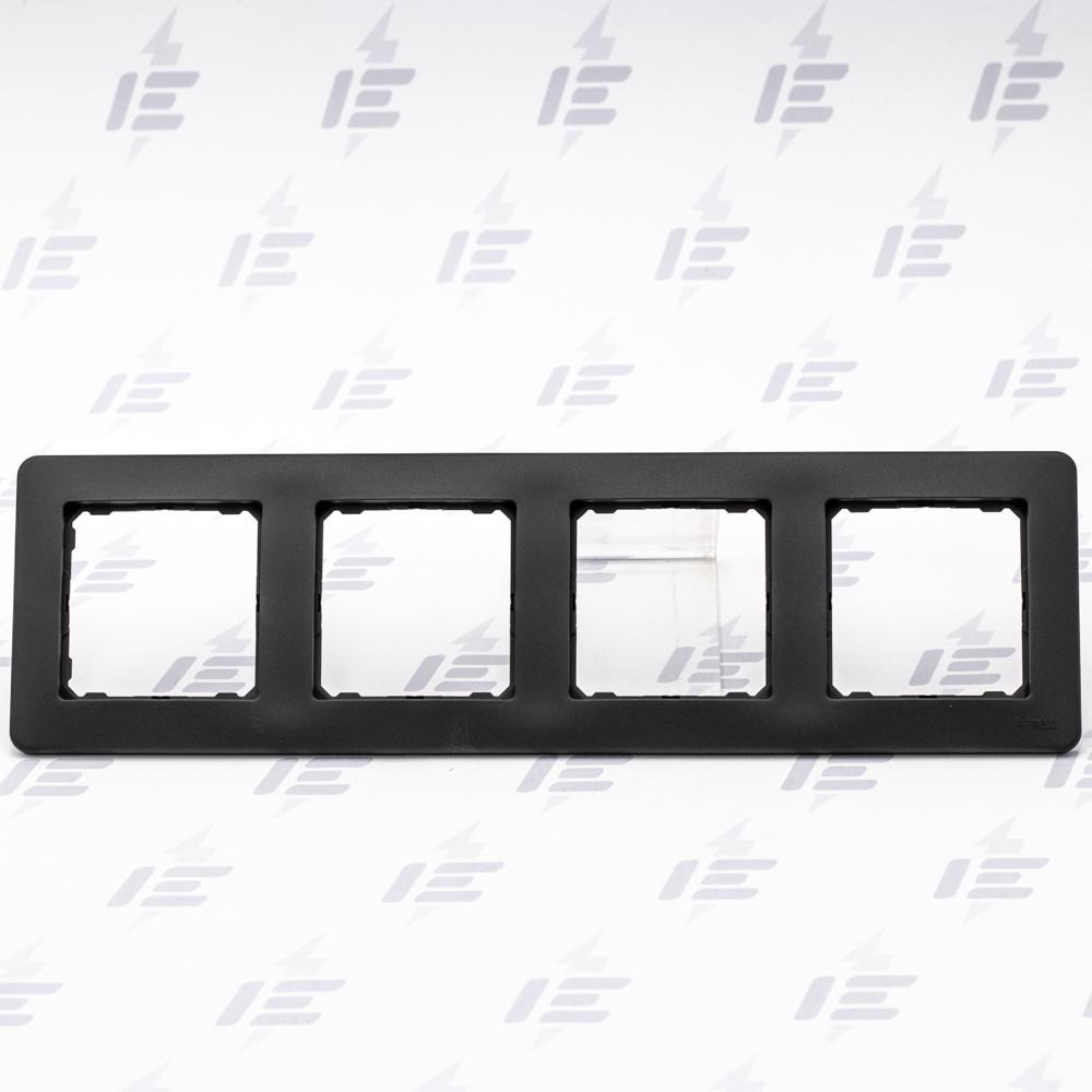 SDD314804 Sedna D/E - Rámeček čtyřnásobný, Antracit