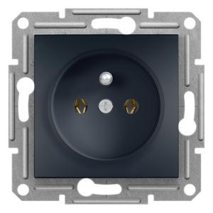 EPH2800171 Asfora - Zásuvka 2P+PE 250V 16A, antracit