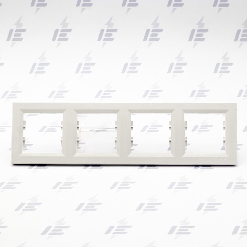 EPH5800421 Asfora - Krycí rámeček čtyřnásobný, bílá