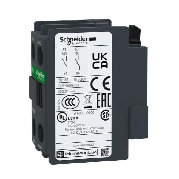 LADN20 Blok pomoc. kontaktů, montáž čelně, 2