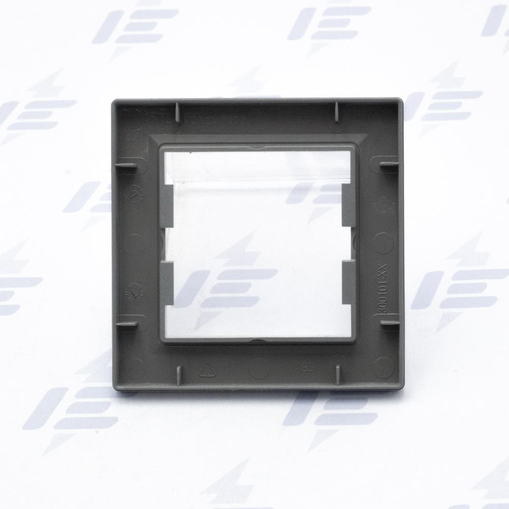 Asfora - Krycí rámeček jednonásobný, alu