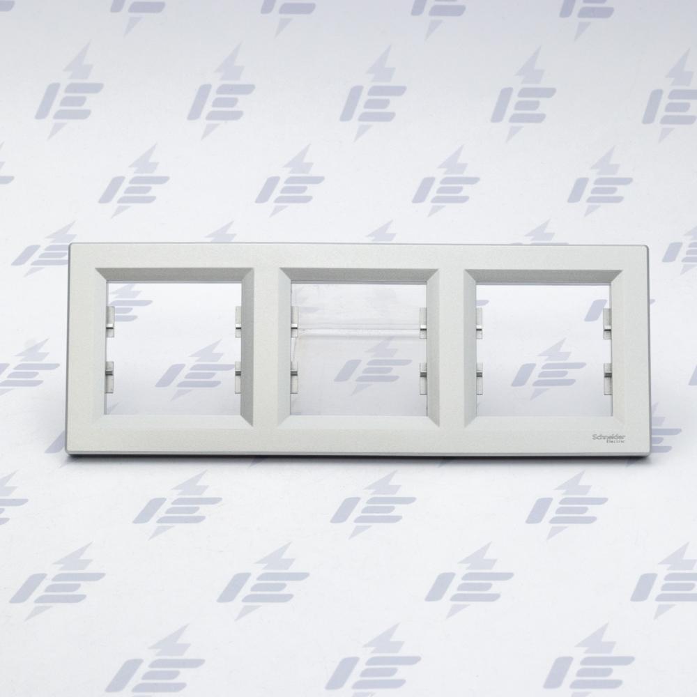 EPH5800361 Asfora - Krycí rámeček trojnásobný, alu