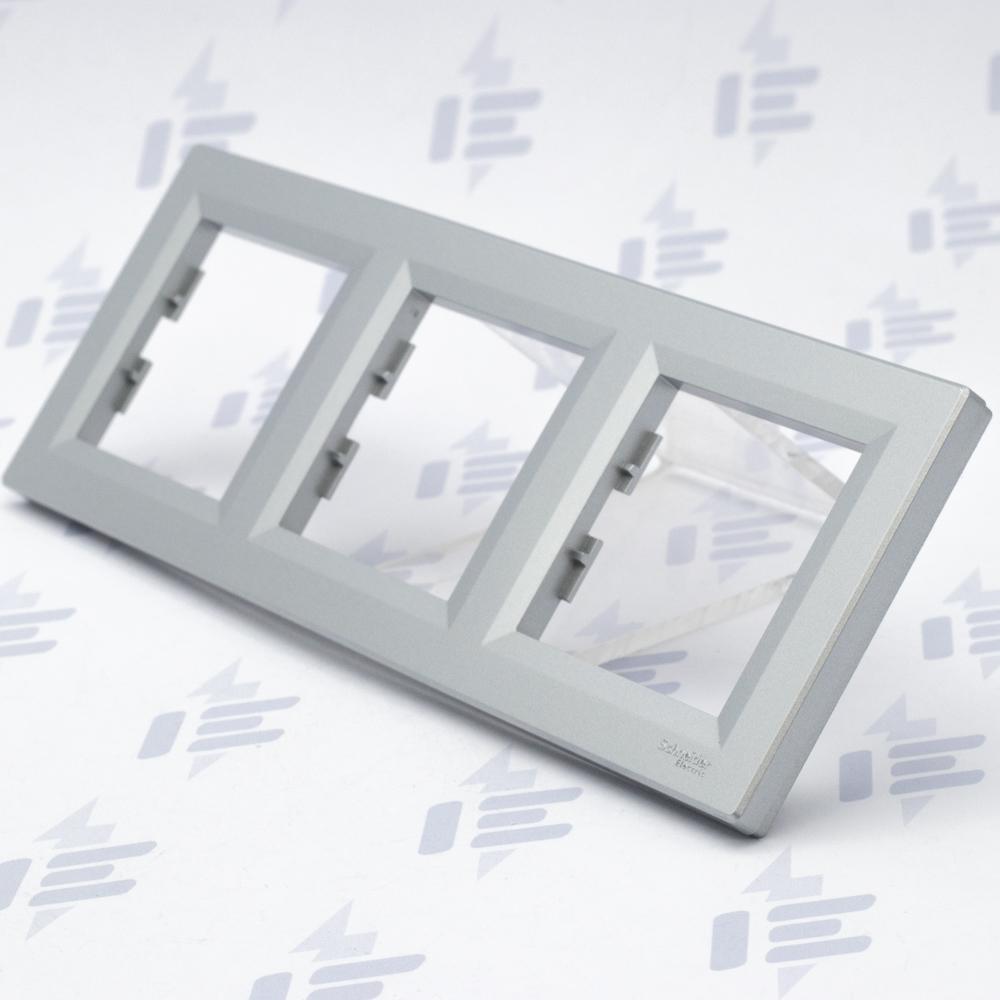 EPH5800361 Asfora - Krycí rámeček trojnásobný, alu