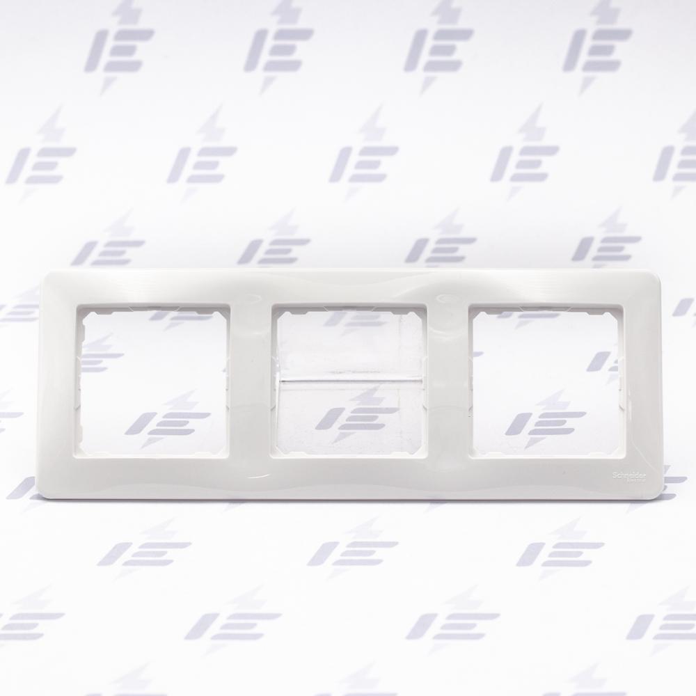 SDD311803 Sedna D/E - Rámeček trojnásobný, Bílá