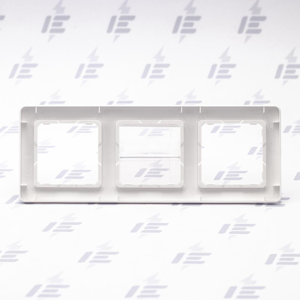 SDD311803 Sedna D/E - Rámeček trojnásobný, Bílá