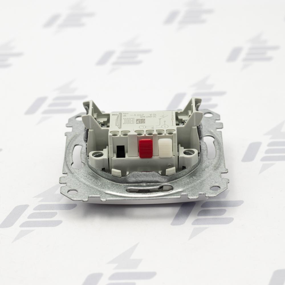 SDD111111 Sedna D/E - Tlačítko 1/0, Bílá