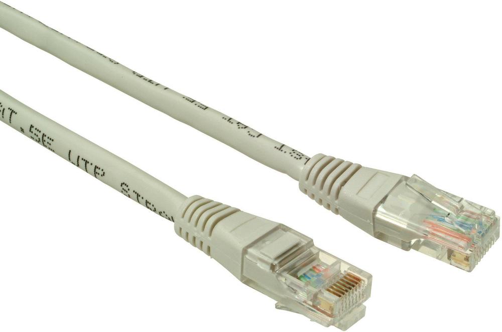 Patch kabel CAT6 UTP PVC 5m šedý non-snag-proof C6-155GY-5MB
