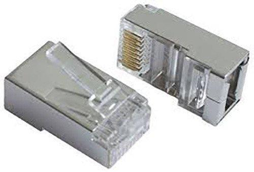 Konektor RJ45 CAT5E STP 8p8c stíněný neskládaný na drát KRJS45/5SLD