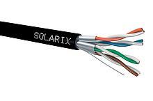 Instalační kabel Solarix CAT6A STP PE Fca SXKD-6A-STP-PE