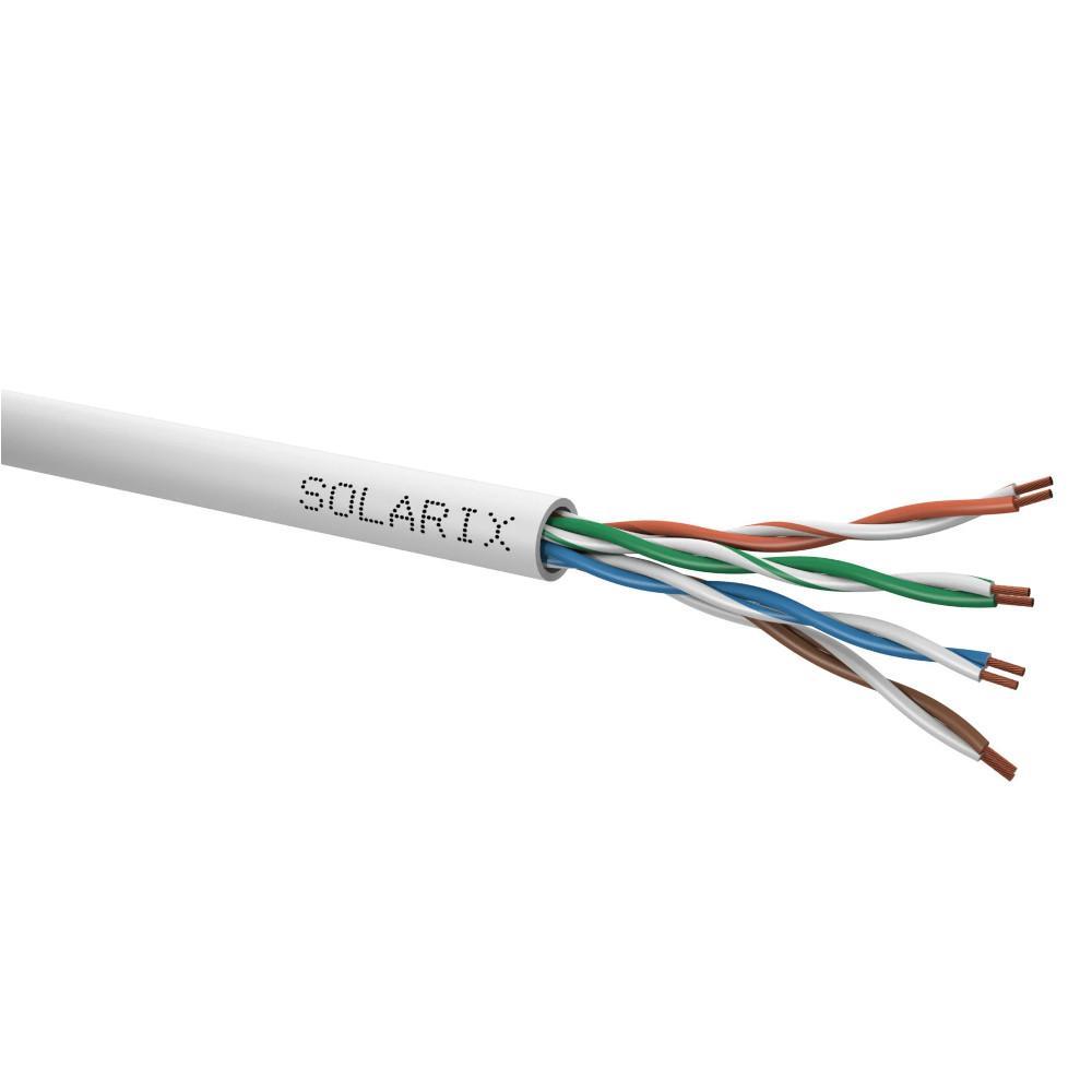 Kabel licna Solarix CAT5E UTP PVC šedý SXKL-5E-UTP-PVC-GY