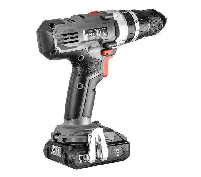 aku vrtačka příklepová Energy+ 18V, Li-Ion, 13mm rychloupínací sklíčidlo, bez baterie