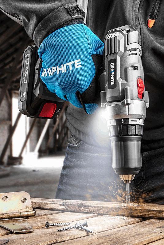 aku vrtačka Energy+ 18V, Li-Ion, 13mm rychloupínací sklíčidlo, bez baterie