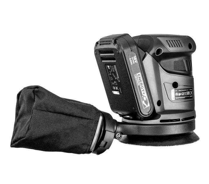 58G014 aku excentrická bruska Energy+ 18V, Li-Ion, 125 mm, bez baterie