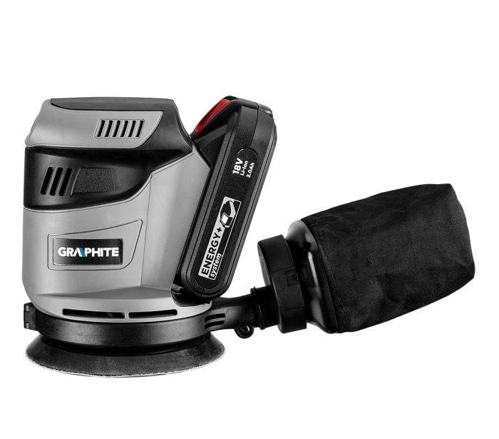 aku excentrická bruska Energy+ 18V, Li-Ion, 125 mm, bez baterie