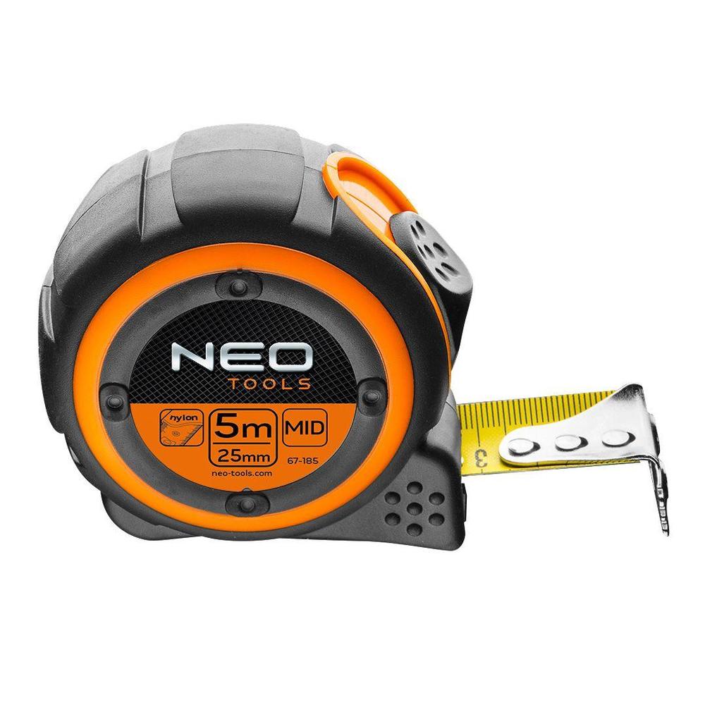 metr svinovací 5m/25mm ocel magnet vysoce odolný NEO tools
