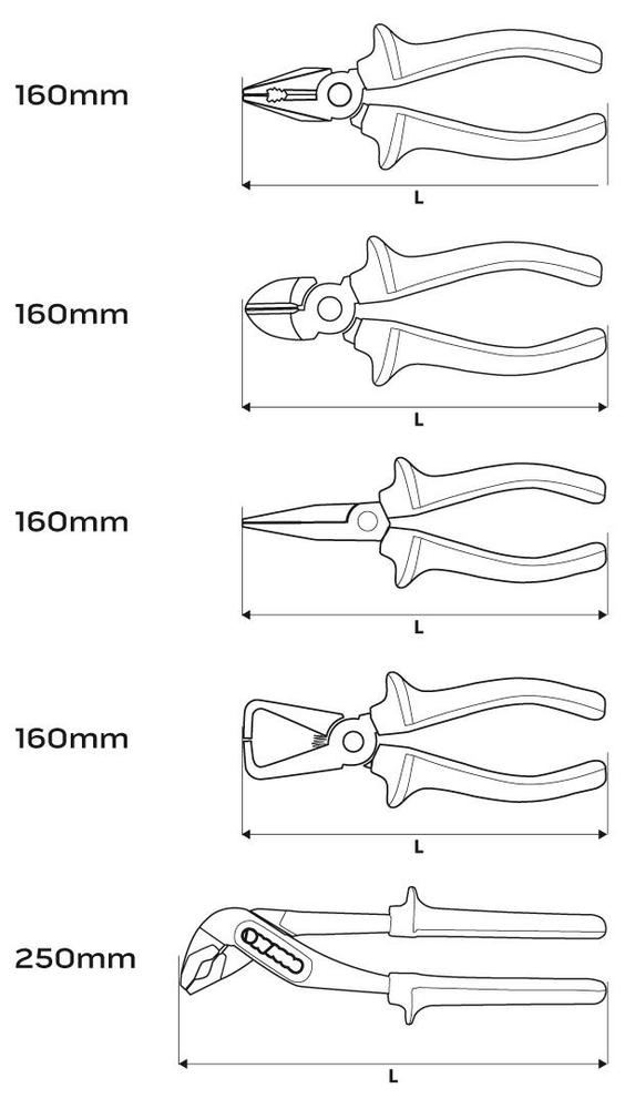 01-234 set nářadí elektrikáři 13 pcs