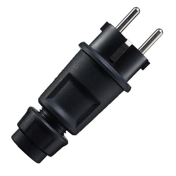 1519100 Vidlice elamidová 3x2,5mm2, černá IP44