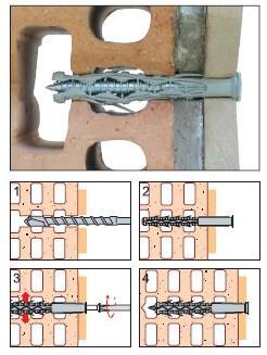 569367 JTX TP/V 6x35 hmoždinka natloukací se šroubem