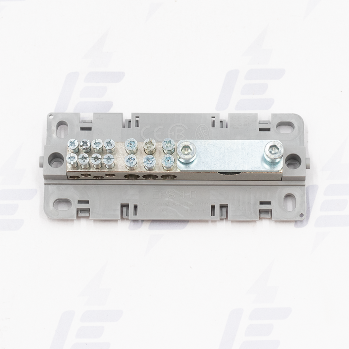 I228500 Ekvipotenciální svorkovnice EPS 4 B bez krytu šedá