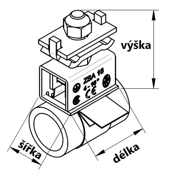 Zemnicí svorka ZSA 16