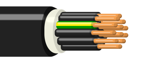 Kabel CYKY-J 12 x 1,5