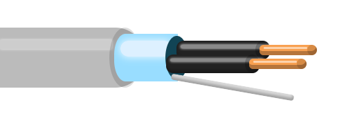 Kabel JYTY-O  2 x 1