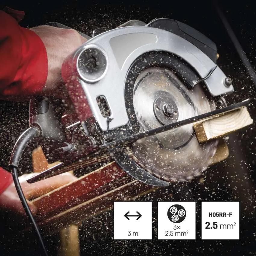 S03430 FLEXO GUMA 3×2,5 ČERNÁ 3M (2425430230)