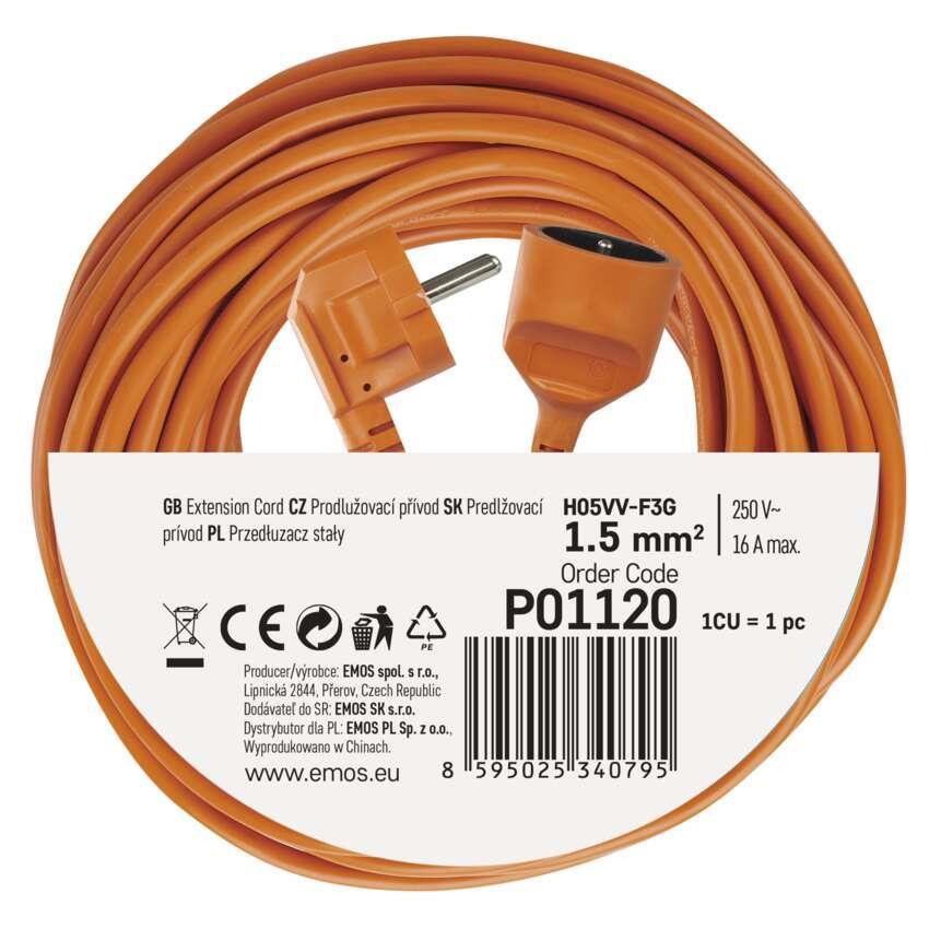 PRODLUŽKA 1Z 20M 1,5MM ORAN.
