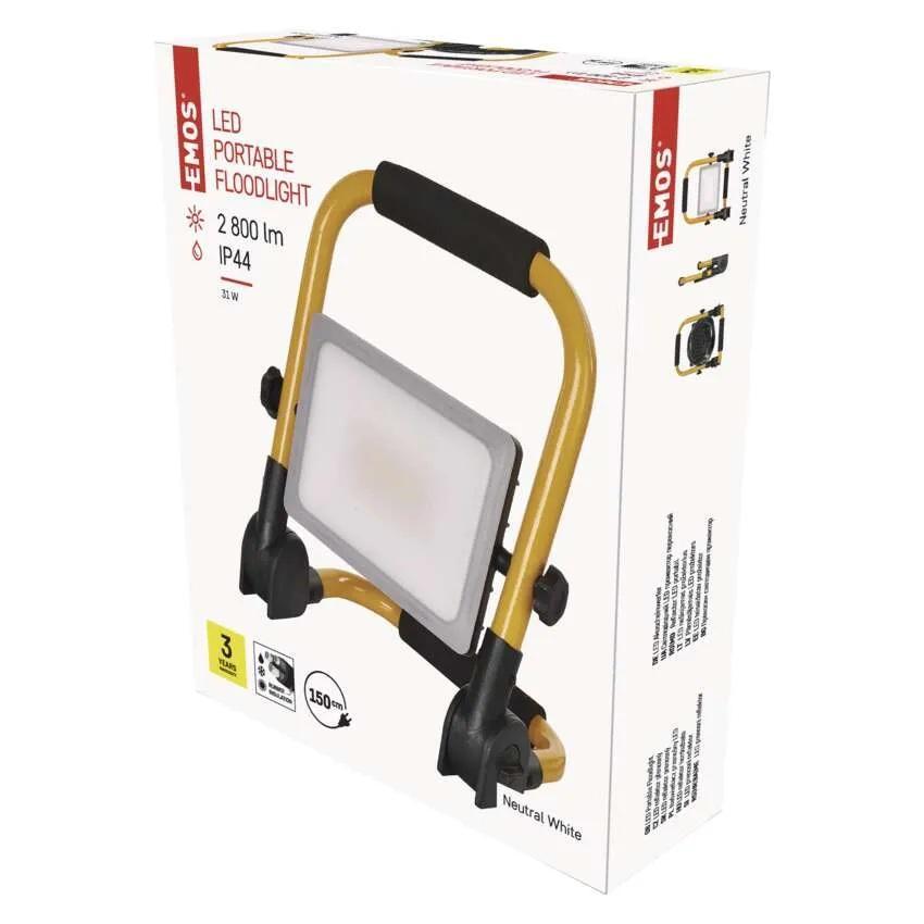 PŘENOSNÝ LED REFLEKTOR ILIO 31W 2800LM IP44 NW