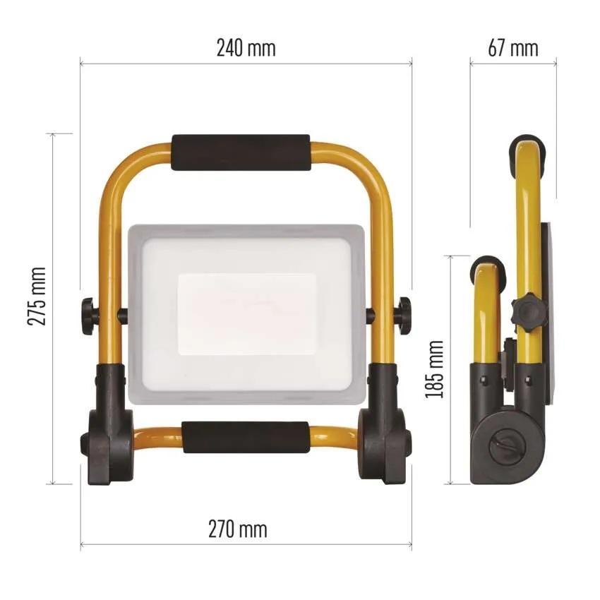 PŘENOSNÝ LED REFLEKTOR ILIO 51W 4600LM IP44 NW