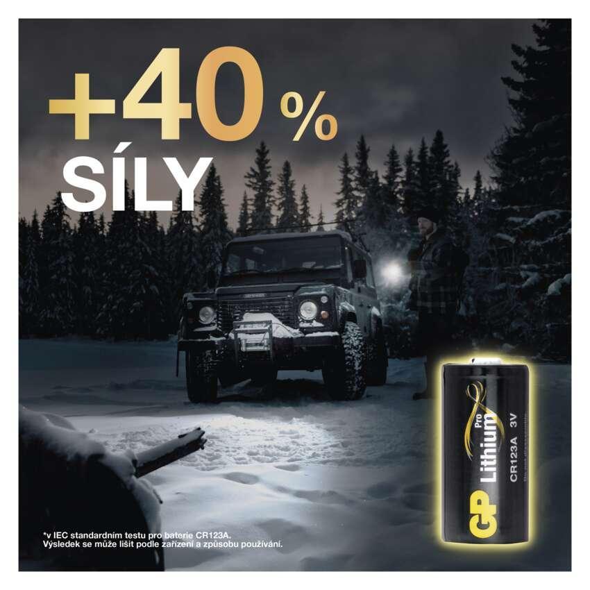 B1501 GP lithiová baterie CR123A, 1 ks (1022000111)