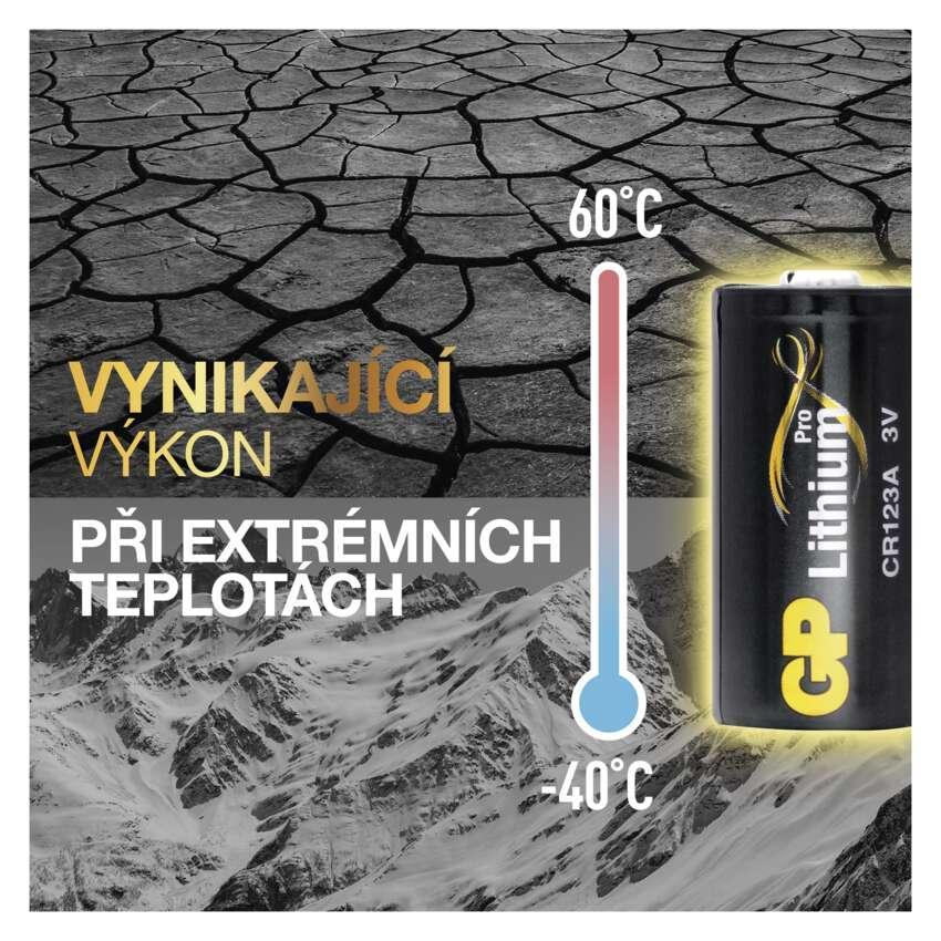B1501 GP lithiová baterie CR123A, 1 ks (1022000111)