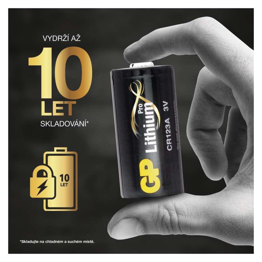 B1501 GP lithiová baterie CR123A, 1 ks (1022000111)