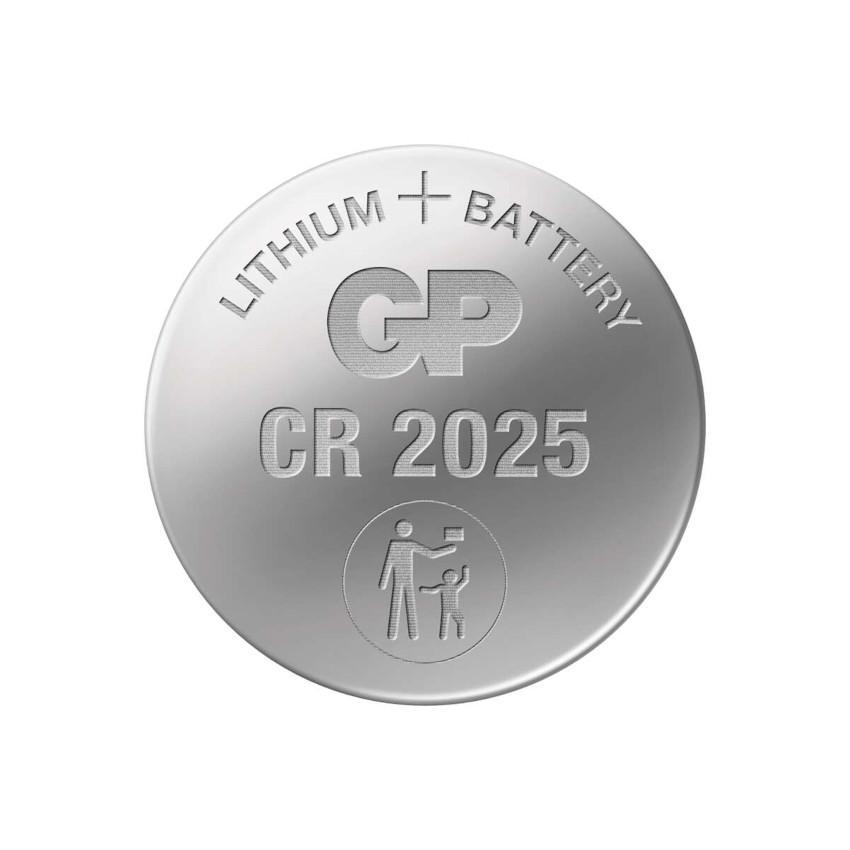 GP lithiová knoflíková baterie CR2025 5BL