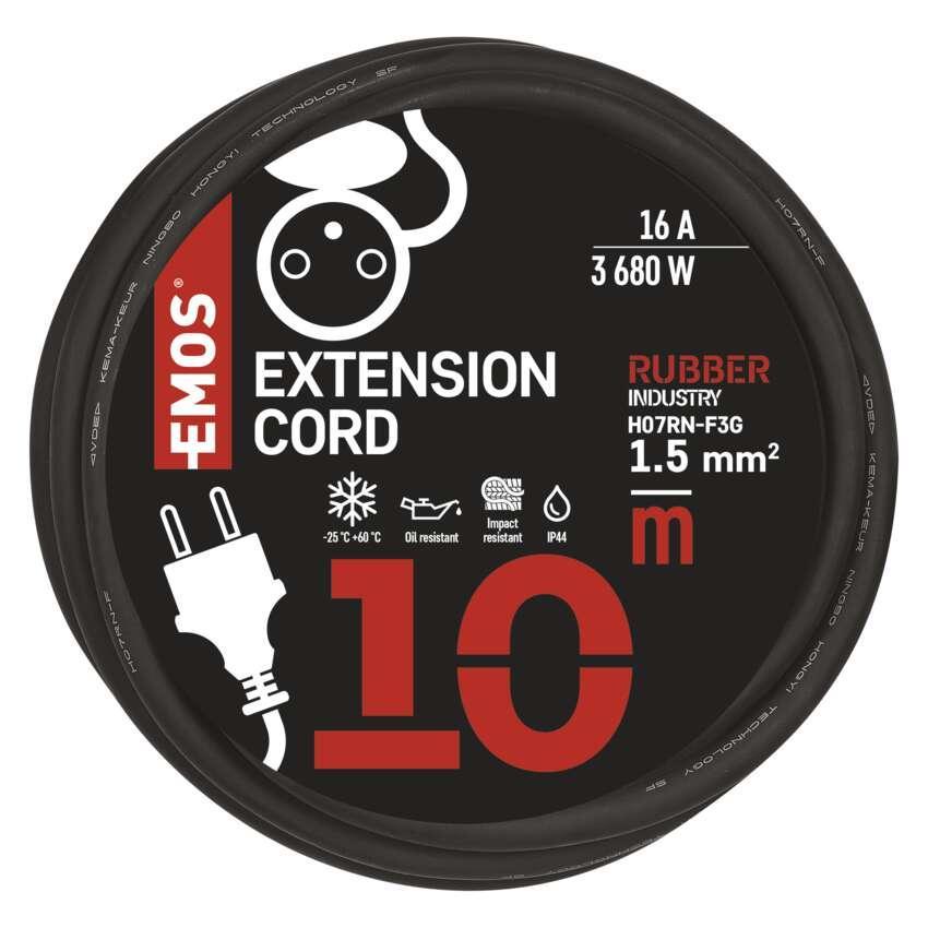 P01710 PRODLUŽKA 1Z 10M 1,5MM GUMA/NEOPRENE (1901211000)