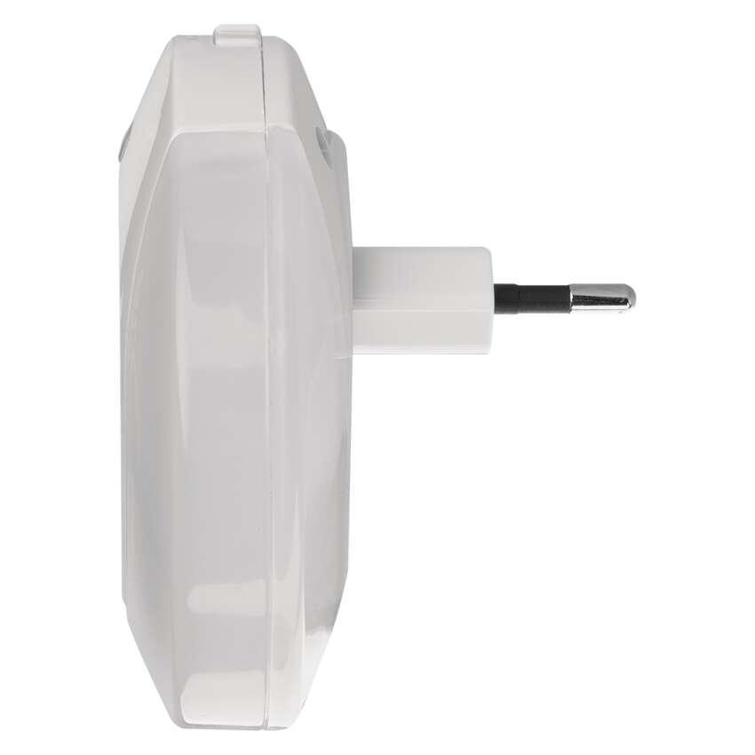 P3317 NOČNÍ SVĚTLO 230V, 10LM, FOTOSENZOR, 3MODES, KRUH (1456000140)