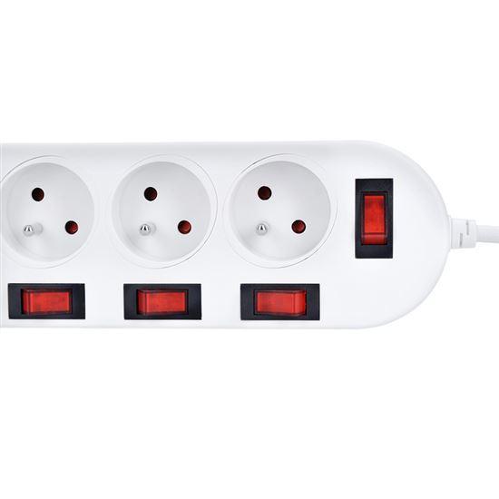 PP143 Prodlužovák 5zás./2m PP143 s vyp.