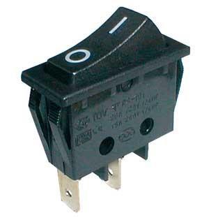 Přepínač 2p./2pim ON-OFF 250V/15A č