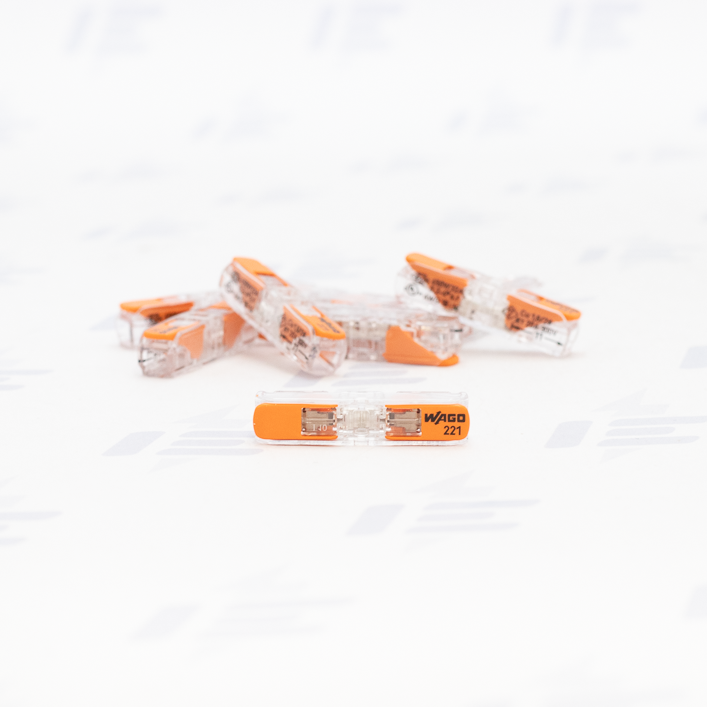 221-2411 Spojovací Wago svorka 221-2411 s páčkou
