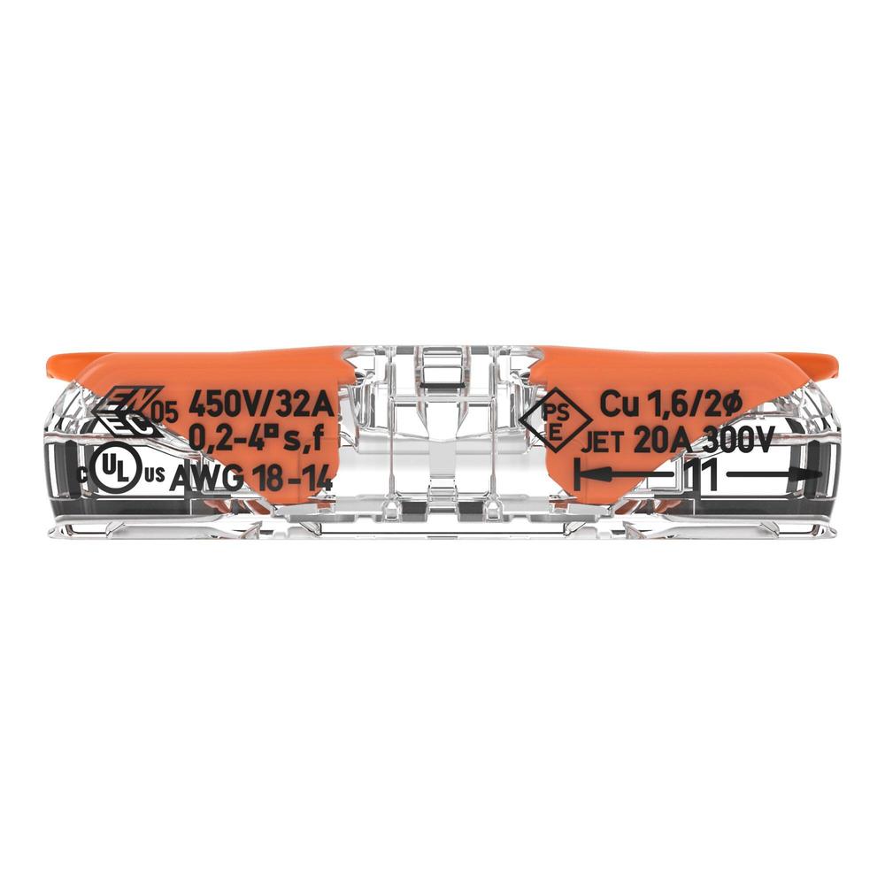 221-2411 Spojovací Wago svorka 221-2411 s páčkou