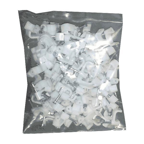 03040005 Příchytka KO 7  7mm bílá   03040005