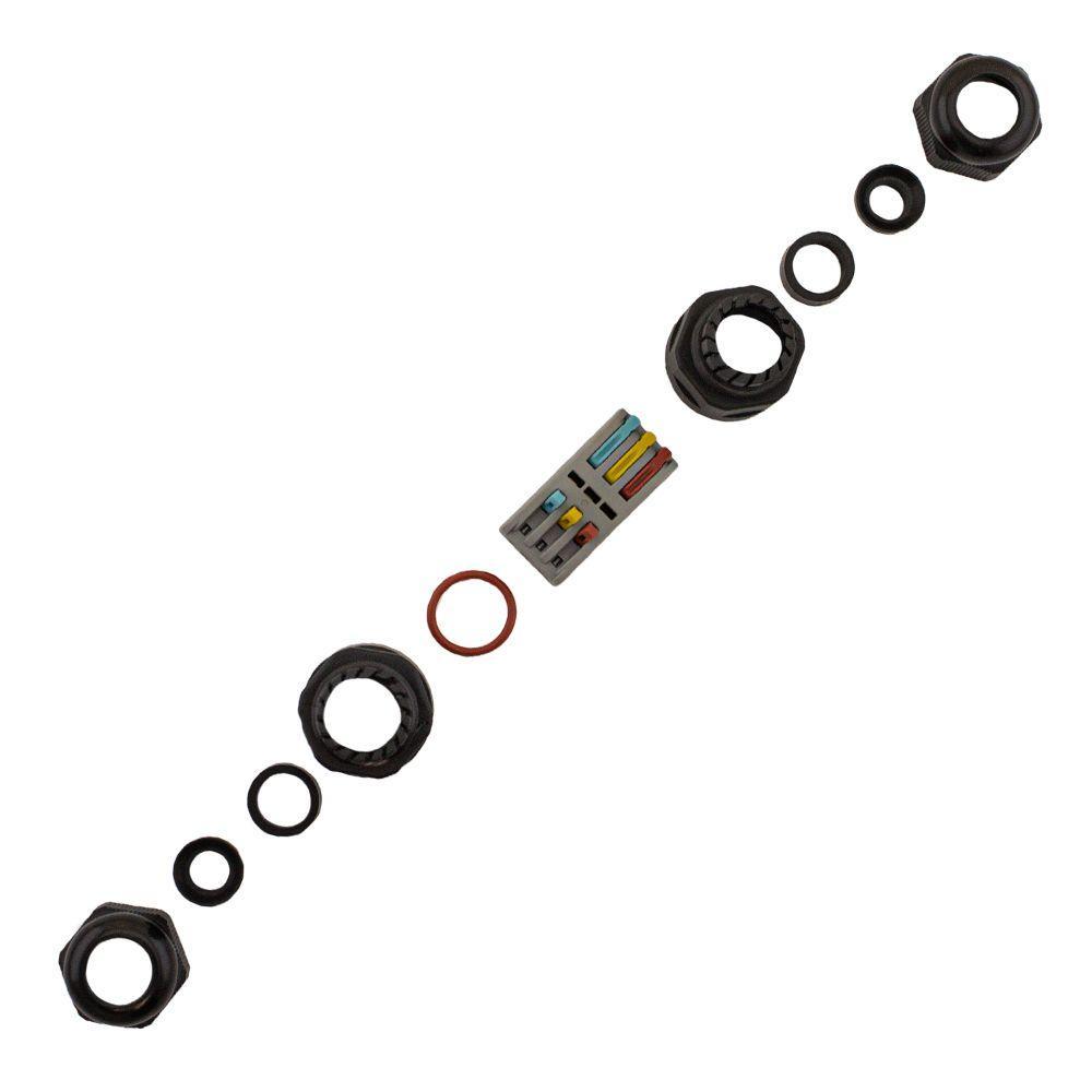 Kabelová spojka IP68, typ I, 3x2,5mm2; 250V, 16A, bezšroubová rychlosvorka