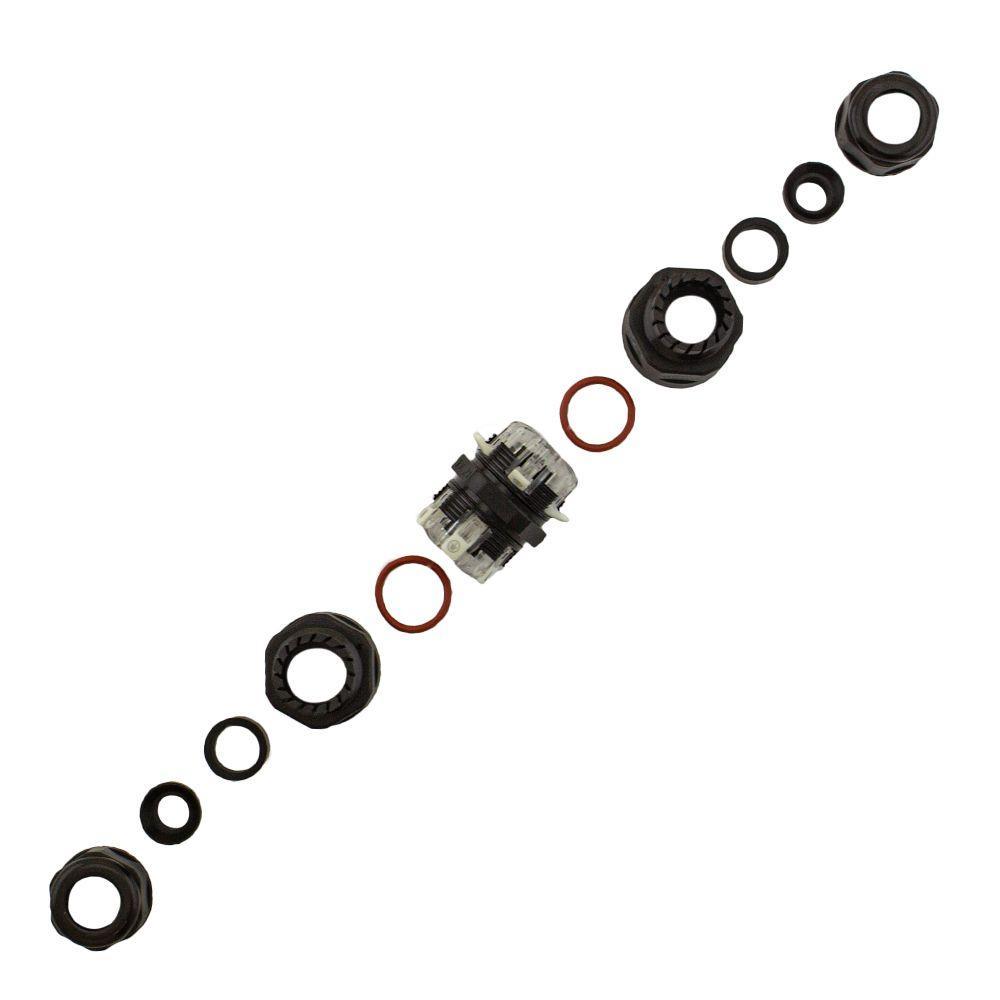 Kabelová spojka IP68, typ I, 5x2,5mm2; 250V, 16A, bezšroubová