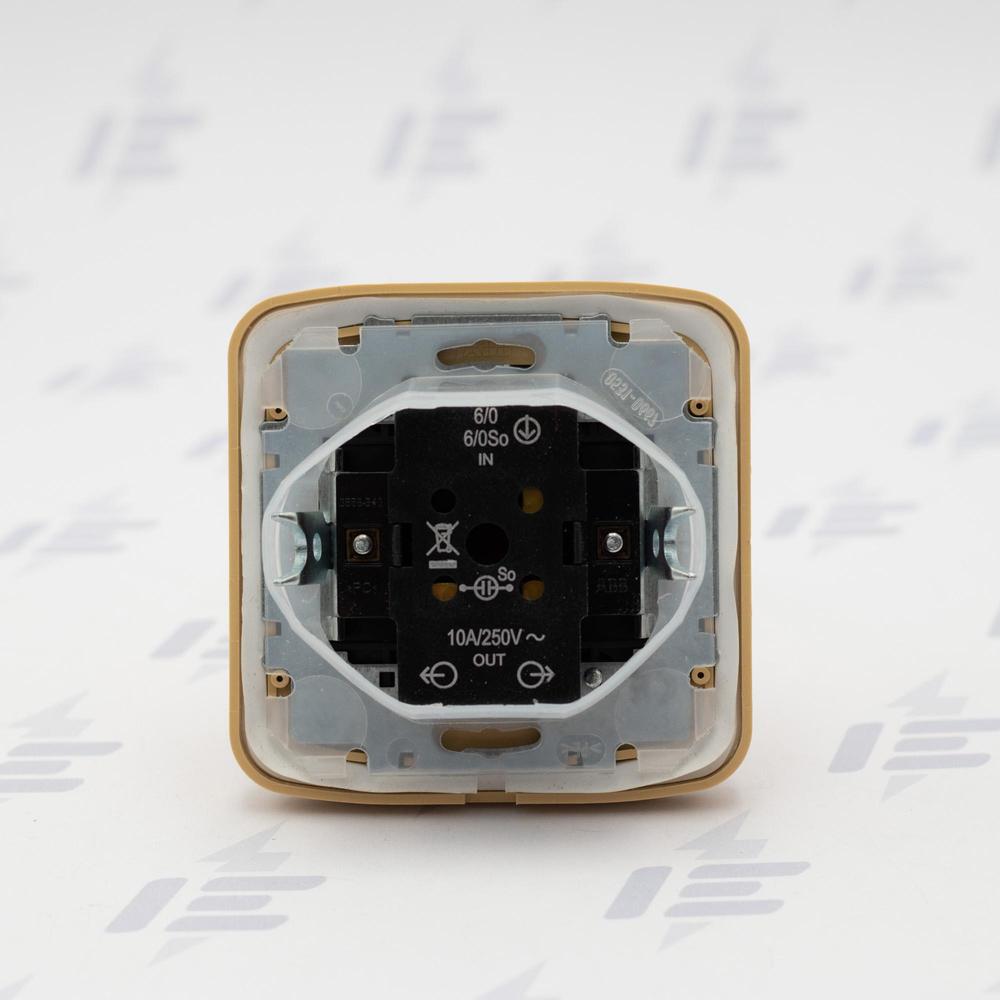 3558A-86940 D TANGO IP44 Kompletní vypínač č. 6/0 s rámečkem 3558A-86940 D